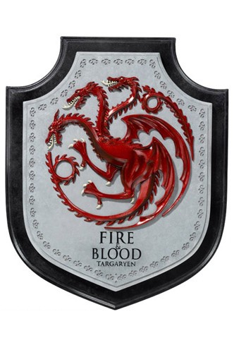 Juego de Tronos - Blasón de la casa Targaryen 30cm