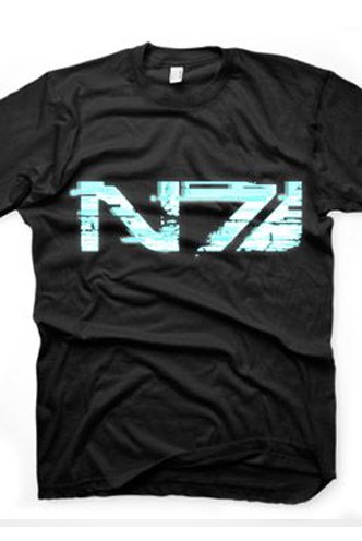 Camiseta - Mass Effect "N7 Logo" Negra