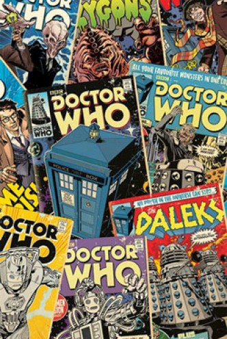 Maxi Póster - Doctor Who "Comic Montage" 61x91,5cm.