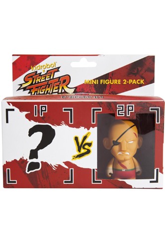 Mini Figura - Kidrobot: Street Fighter Pack Sagat