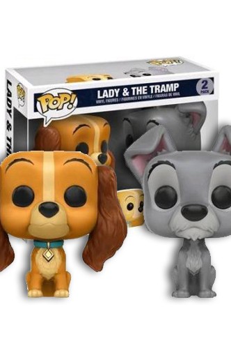 Pop! Disney: La Dama y el Vagabundo (Lady & The Tramp) Pack 2 Exclusivo