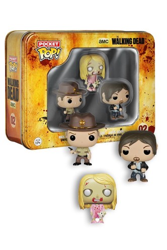 Pocket Pop! LataThe Walking Dead: Rick, Teddy y Daryl