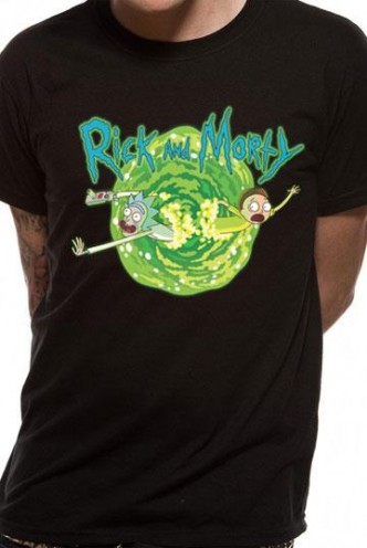 Rick y Morty - Camiseta Black Portal