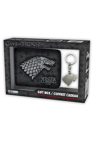 Game of Thrones - Pck Wallet + Keyring "Stark"