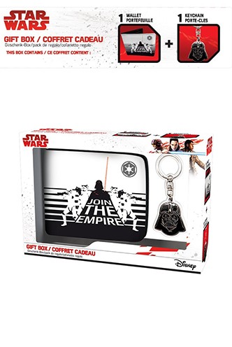 STAR WARS - Pack Wallet + Keyring "Darth Vader"