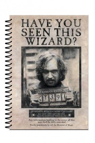 Harry Potter - Libreta A5 Wanted Sirius Black