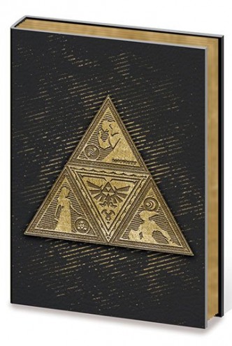 Legend of Zelda - Libreta A5 Metal TriForce