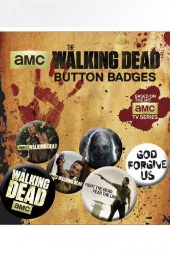 The Walking Dead - Pack 6 Chapas 