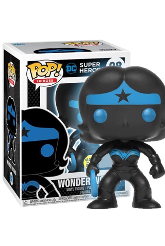 Pop! DC: Justice League - Wonder Woman Silhouette GITD Exclusivo