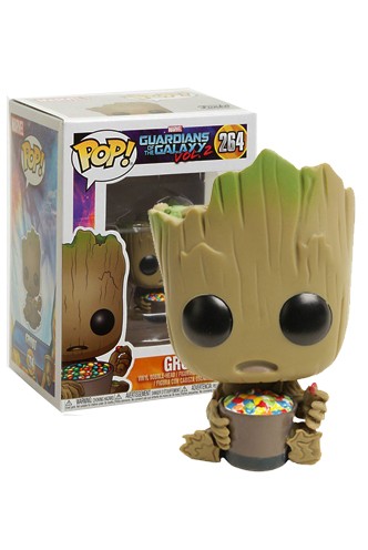 Pop! Marvel: Guardianes de la Galaxia Vol. 2 - Groot/Candy Bowl Exclusivo