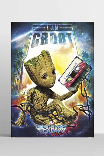 Poster Guardianes de la Galaxia Vol 2 - Groot