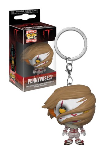 Pop! Keychain: IT S2 - Pennywise (w/Wig)