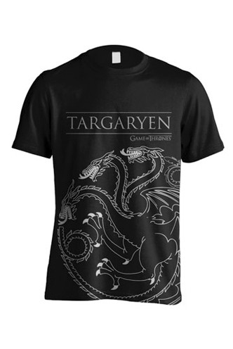 Juego de Tronos - Camiseta Targaryen House Outline