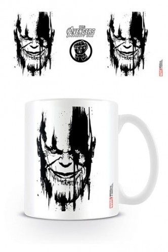 Vengadores Infinity War - Taza Thanos Stencil Drip