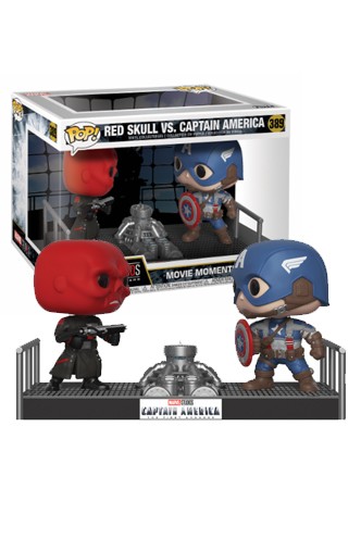 Pop! Movie Moments: Marvel - Capt. America vs Red Skull