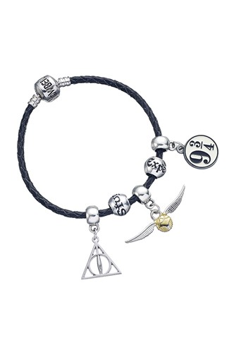 Harry Potter - Pulsera de cuero Colgantes