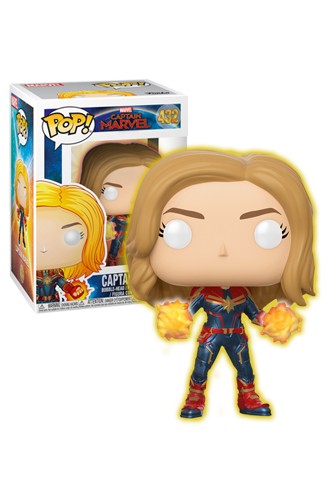 Pop! Marvel: Captain Marvel - Captain Marvel Glow Exclusive