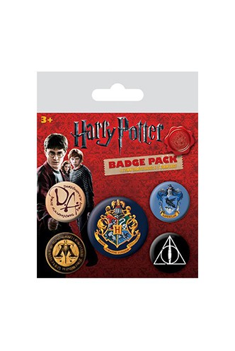 Harry Potter - Pack 5 Chapas Hogwarts