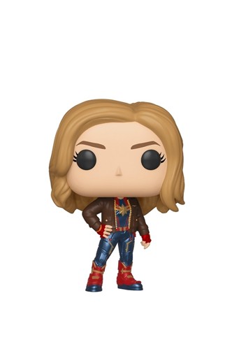 Pop! Marvel: Captain Marvel w/ Jacket Exclusiva