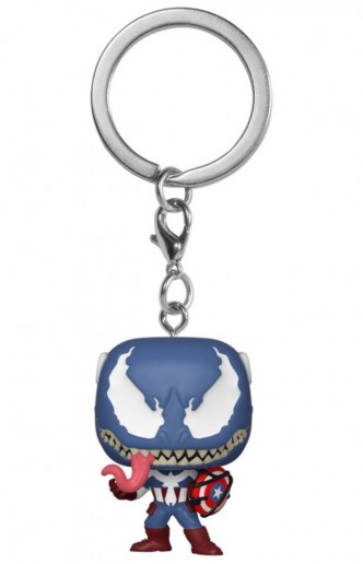 Pop! Keychain: Marvel Venom - Capitán América