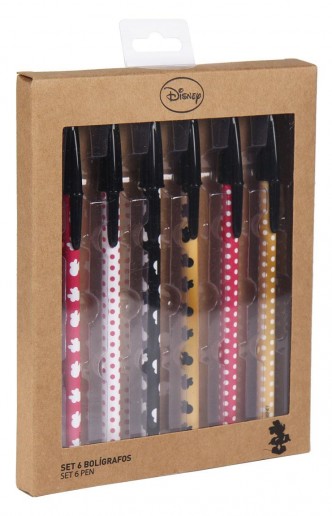 Disney Minnie Pens Set x6