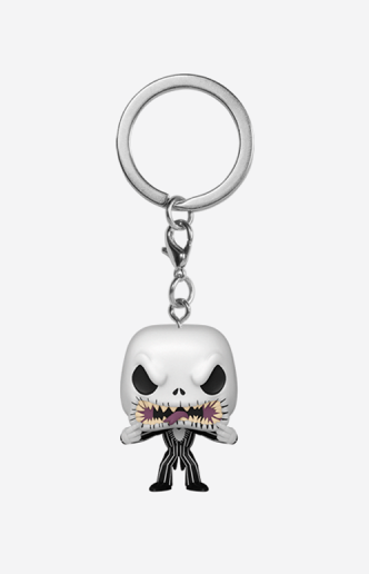 Pop! Keychain: Pesadilla Antes de Navidad- Jack (scary face)