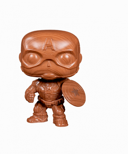 Pop! Marvel: Avengers - Captain America (Wood) Ex