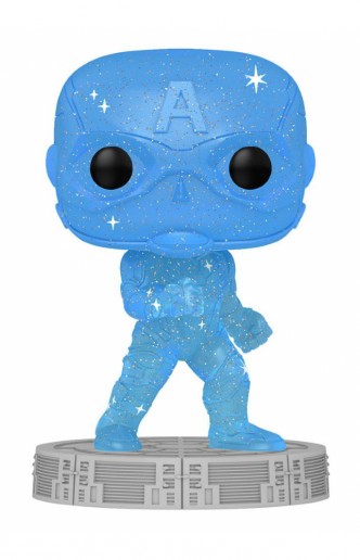 Pop! Marvel: Artist Series: Infinity Saga - Captain America (Blue) 