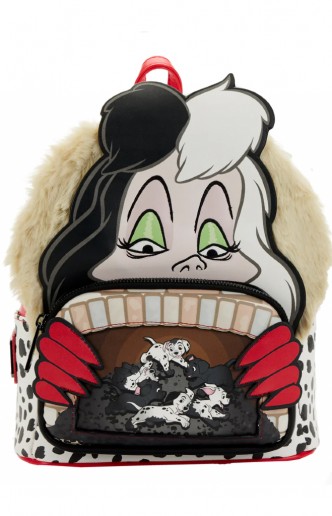 Loungefly - Mini Mochila  101 Dalmatians Cruella Villains Scene 