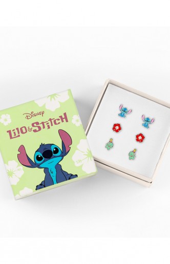 Lilo & Stitch -  Lilo & Stitch 3 Pairs of Studs Earrings