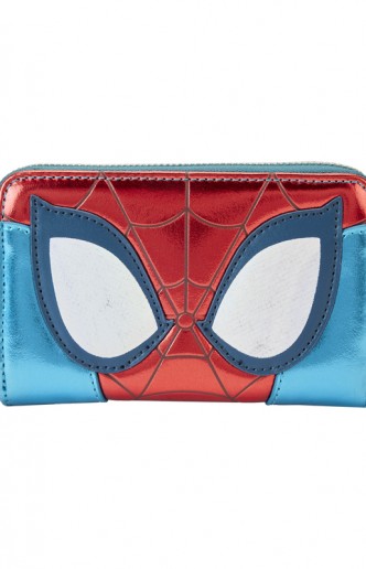 Loungefly - Marvel - Cartera Shine Spiderman Cosplay Zip