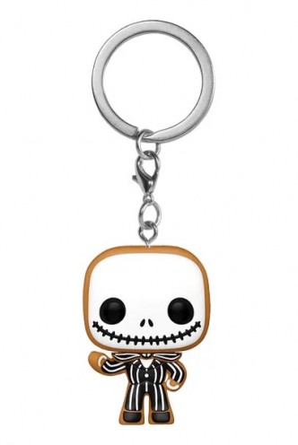 Pop! Keychain: Pesadilla Antes de Navidad - Jack Skellington (Gingerbread)