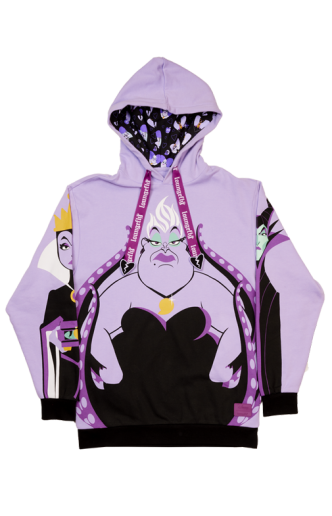 Loungefly - Sudadera Disney Villains Curse Your Hearts