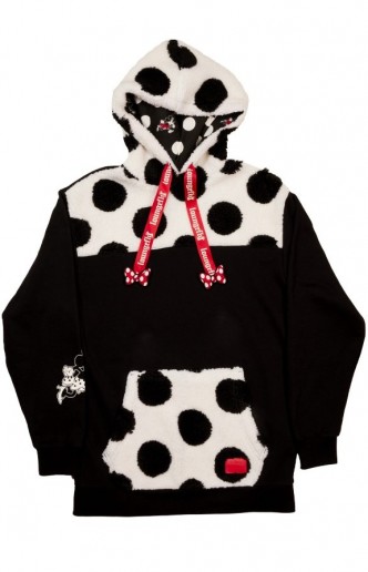 Loungefly - Sudadera Disney Minnie Rocks the Dots