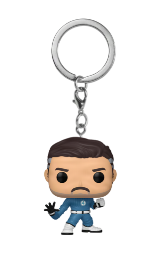 Pop! Keychain: Fantastic Four First Steps - Mister Fantastic