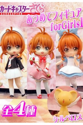 Atsumete Figure for Girl: Card Captor Sakura "Sakura Vestido" 7,6cm.