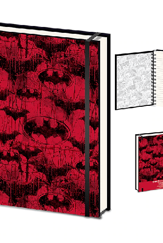 Batman - Libreta A5 (Logo rojo)