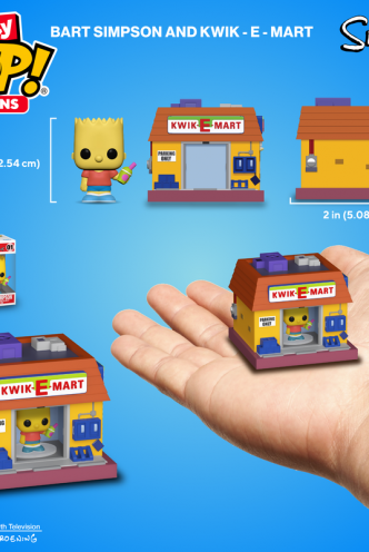 Bitty Pop! Towns Bart Simpson and Kwik-E-Mart
