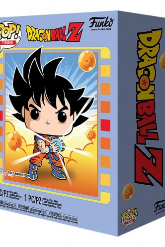 Camiseta Pop! Tees Dragon Ball Z  Goku Set de Minifigura y Camiseta