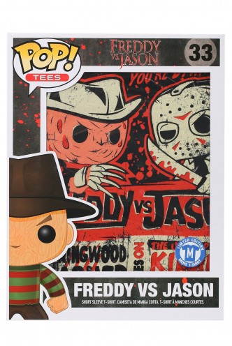 Camiseta Pop! Tees: Freddy vs Jason Deatchmatch