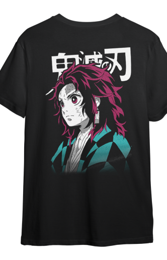 Demon Slayer - Camiseta Made in Japan Hardskull Black