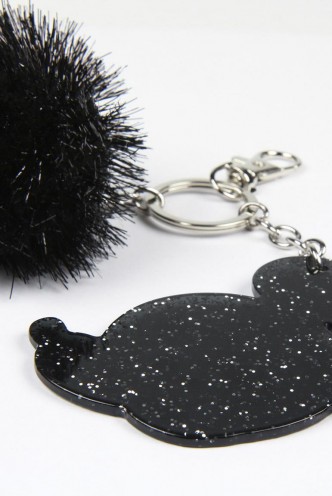 Disney Black Mickey Keychain