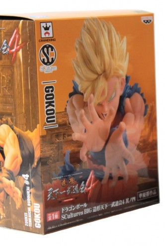 Dragon Ball Z - Super Saiyan Goku  "Tenkaichi Budokai 4" Scultures BIG 14cm.