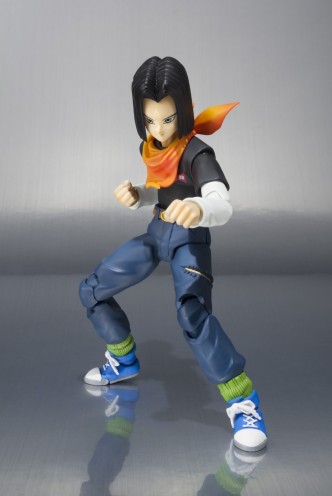 Figura articulada - Dragon Ball Z - Android Nº 17 S.H.Figuarts 14cm.