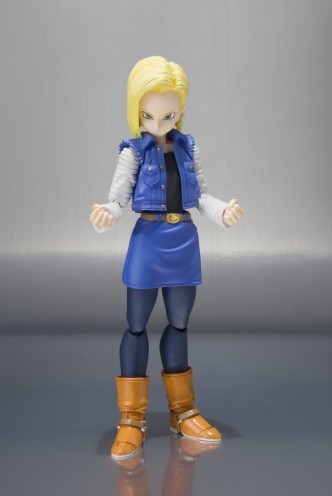 Figura articulada - Dragon Ball Z - Android Nº 18 S.H.Figuarts 14cm.