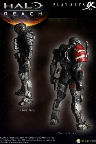 Halo Reach Play Arts Figura Emile 