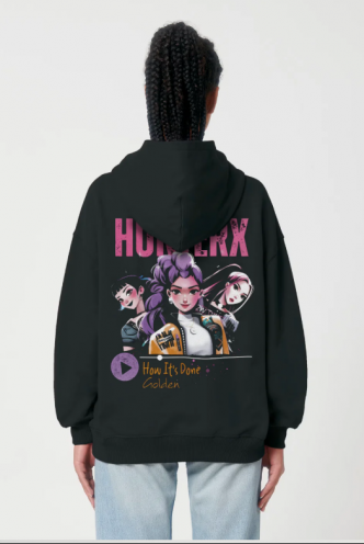 K-Pop Demon Hunters - Sudadera con gorro Made in Japan - Trio 