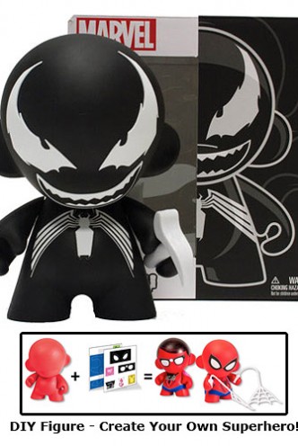 Kidrobot x Marvel Venom MUNNY Superhero Toy 18cm Artist: You! 