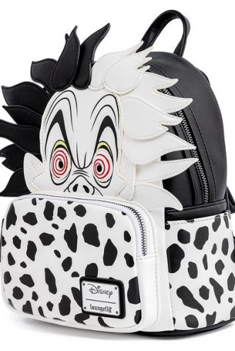 Loungefly - Disney Villains - Mini Mochila Cruella de Vil Dalmation Spots