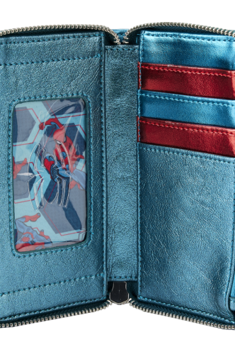 Loungefly - Marvel - Cartera Shine Spiderman Cosplay Zip